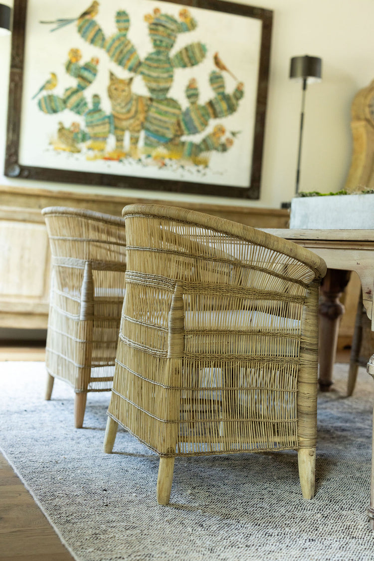 Traditional Malawi Cane Chair