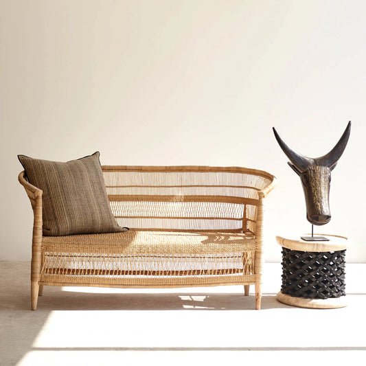 Three Seater Traditional Malawi Cane Chair
