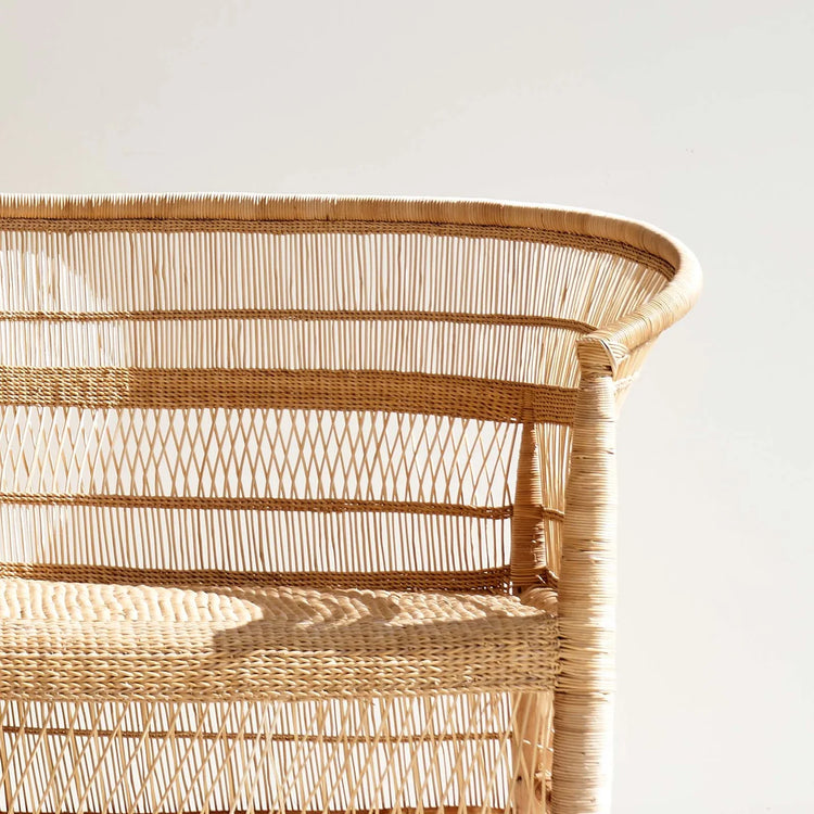 Three Seater Traditional Malawi Cane Chair