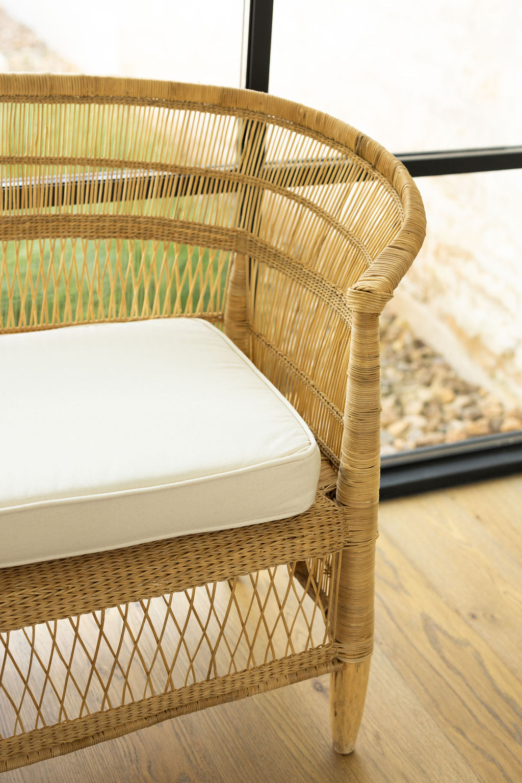 Malawi Two Seater Open Weave Chair