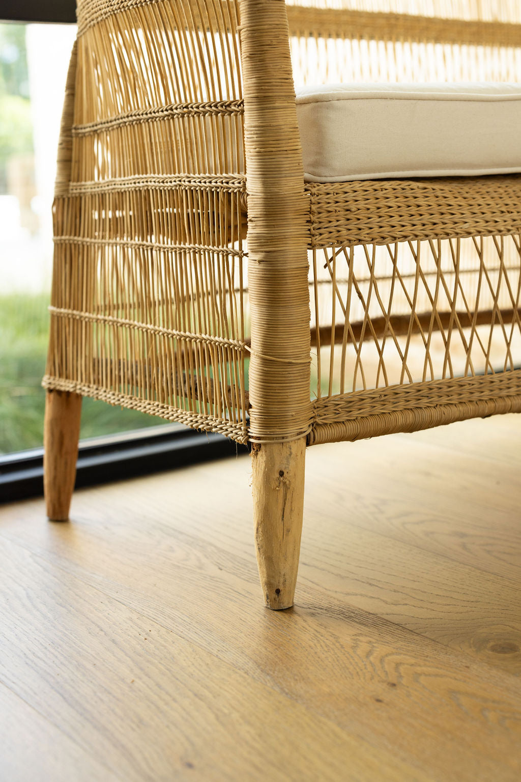 Malawi Two Seater Open Weave Chair