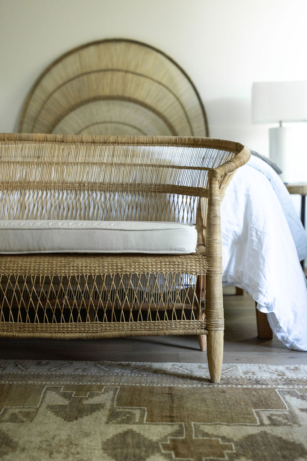 Malawi Two Seater Open Weave Chair