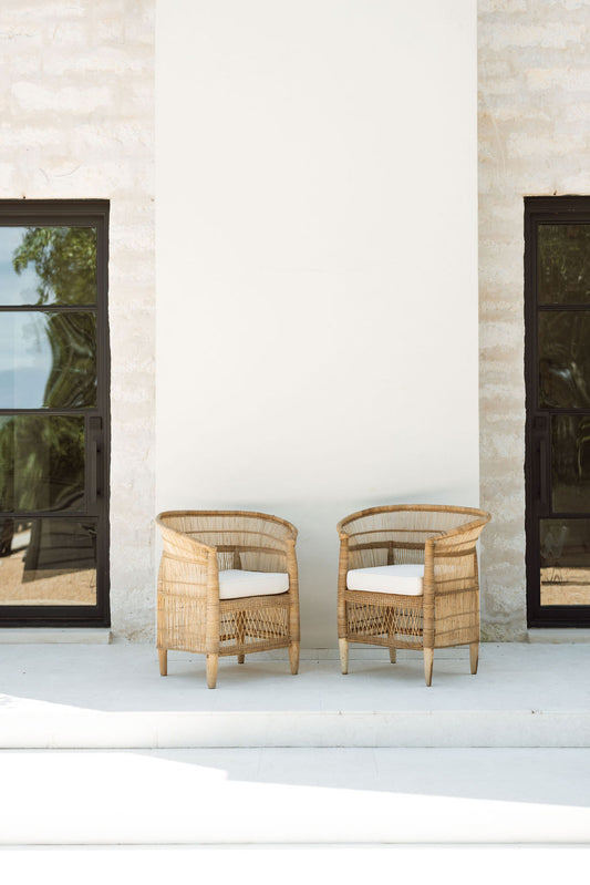 Malawi Traditional Single Open Weave Chair