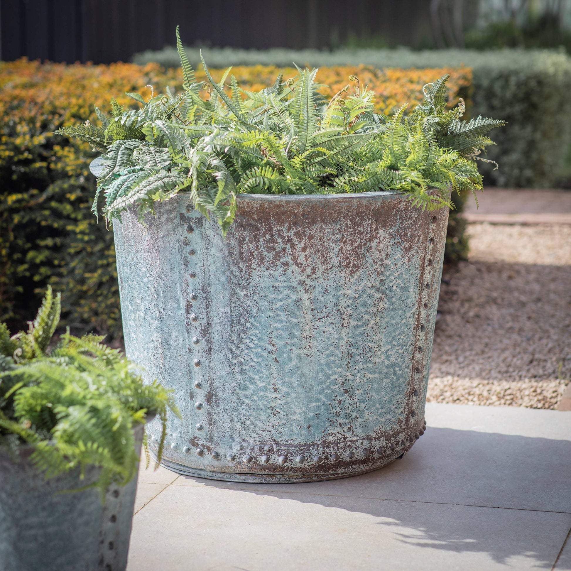 Yarnton Weathered Iron Planter