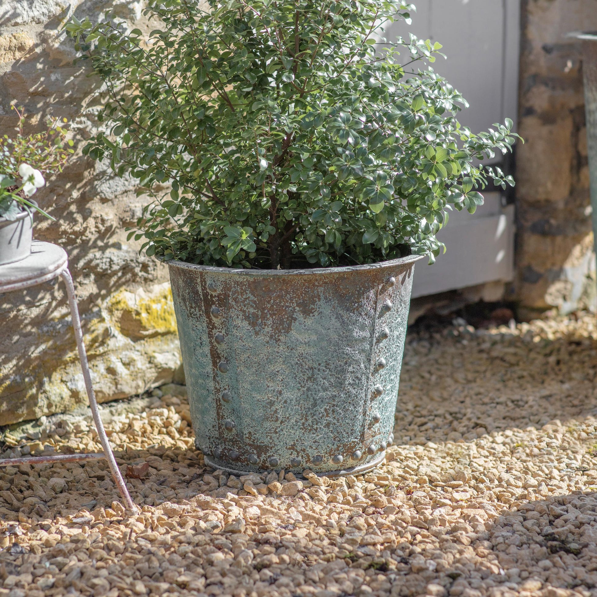 Yarnton Weathered Iron Planter
