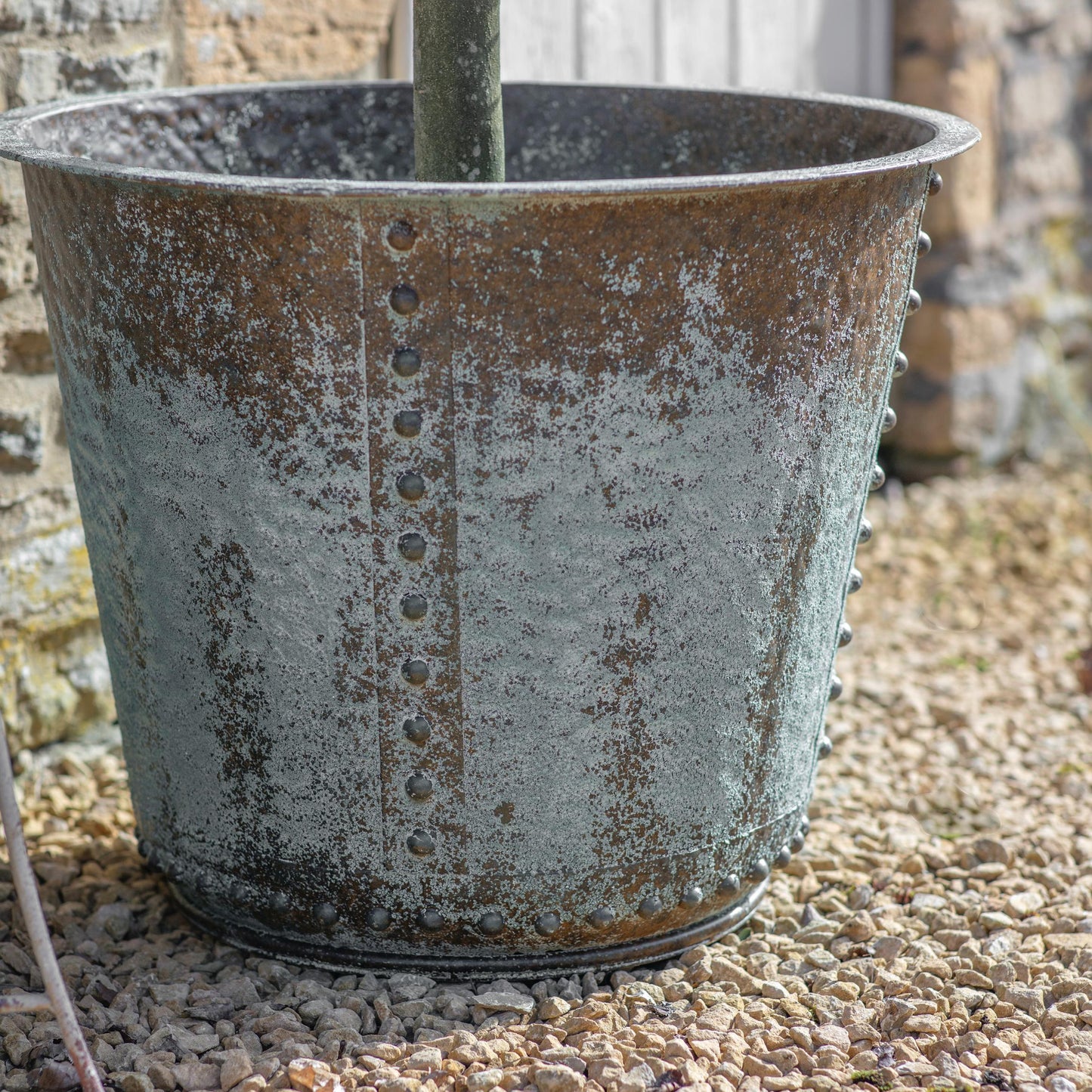 Yarnton Weathered Iron Planter
