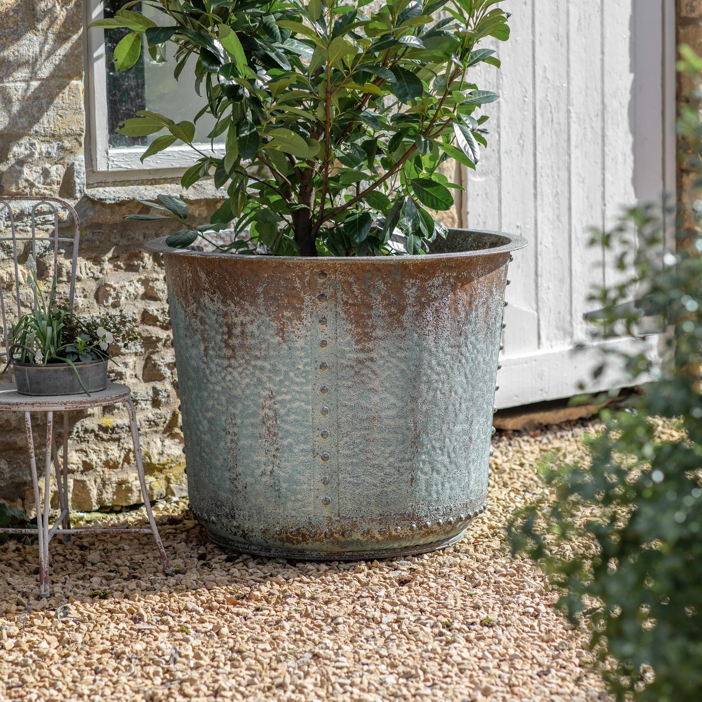 Yarnton Weathered Iron Planter