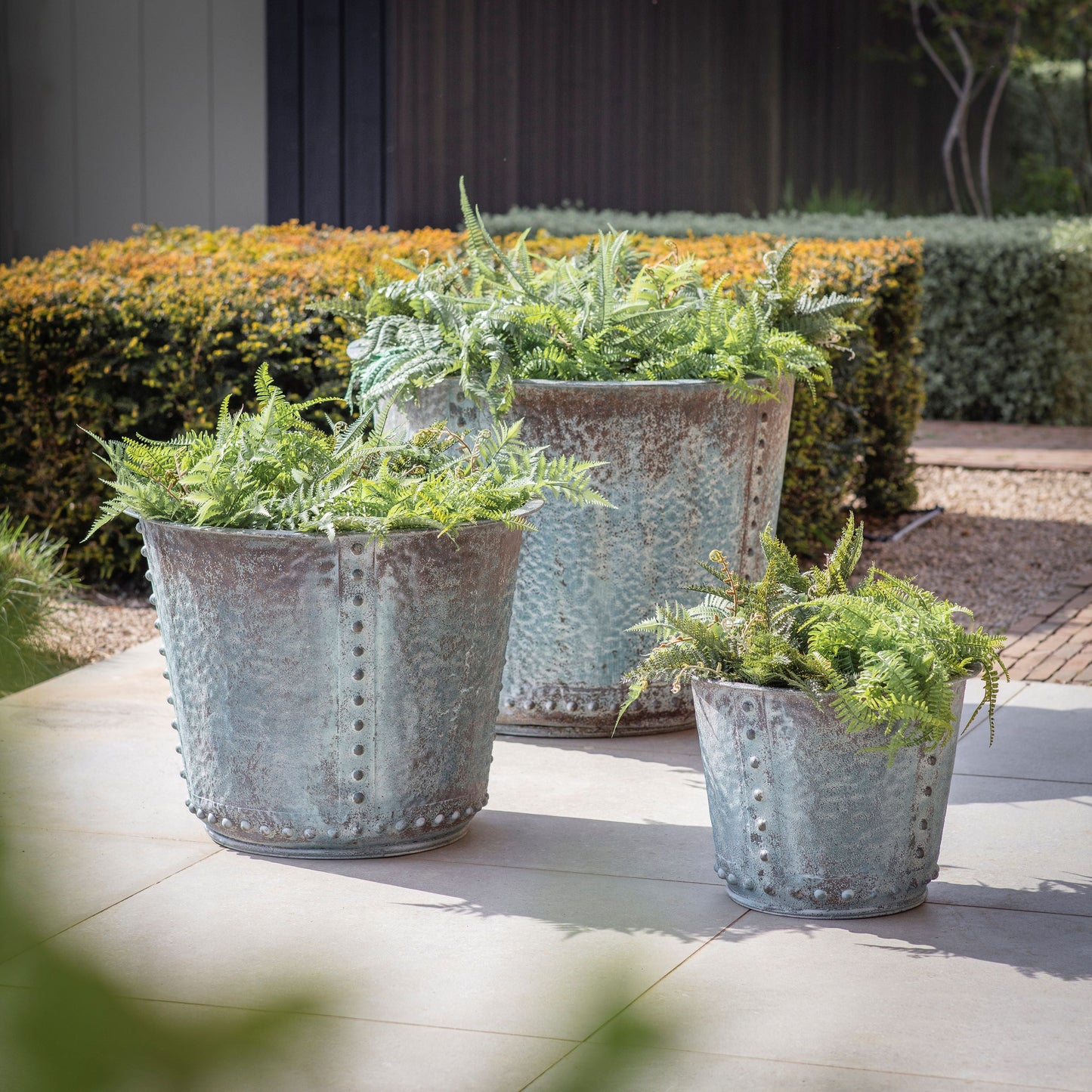 Yarnton Weathered Iron Planter