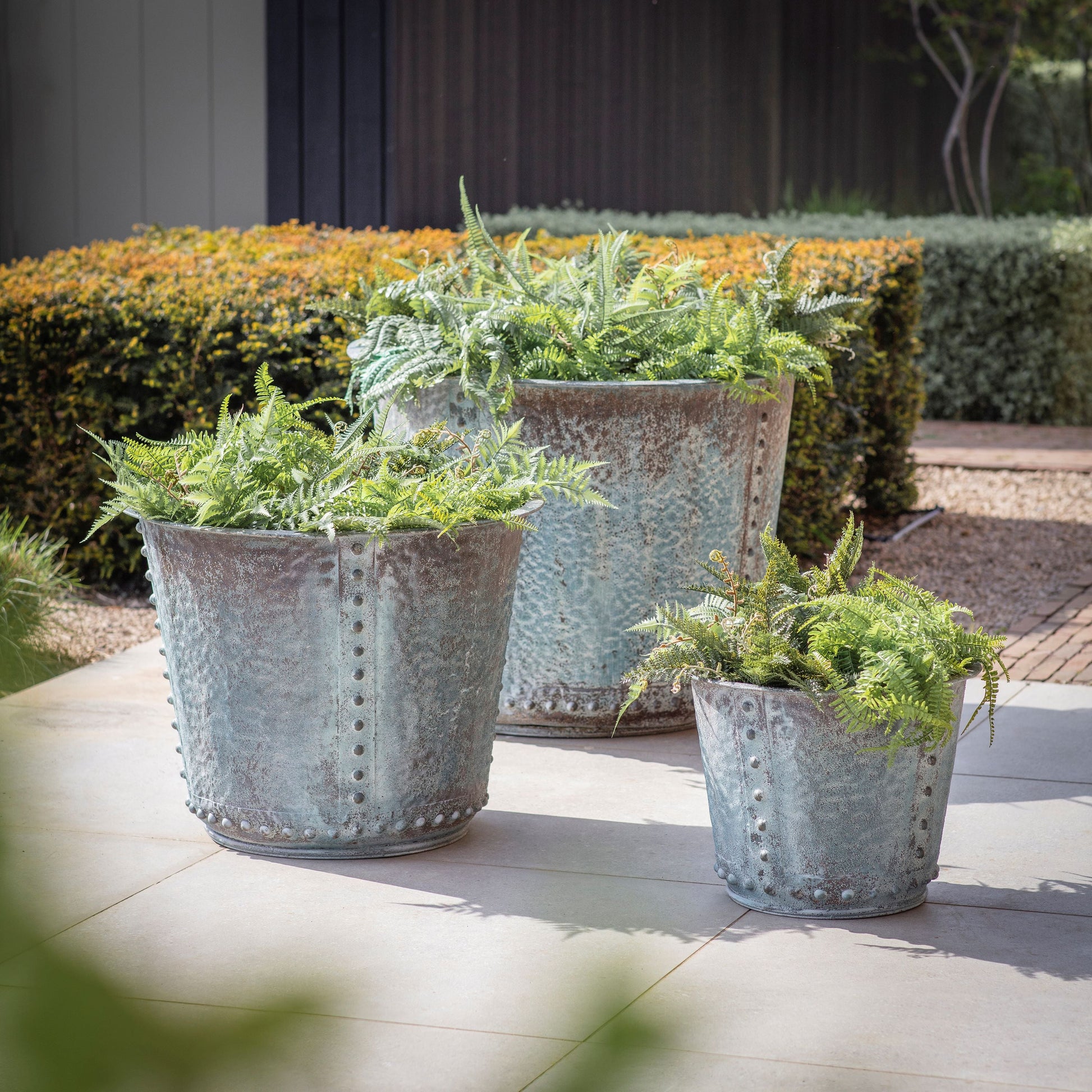 Yarnton Weathered Iron Planter
