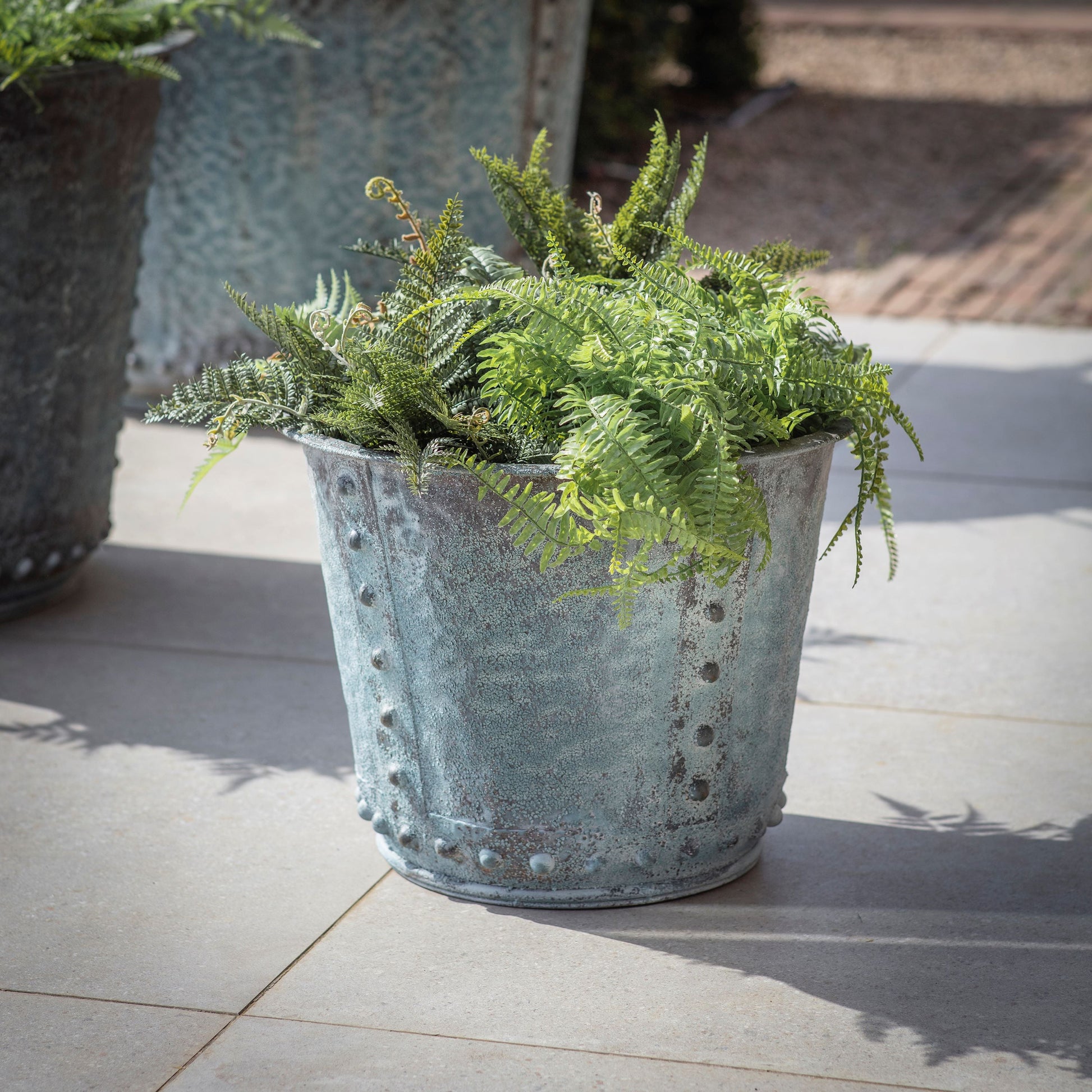 Yarnton Weathered Iron Planter