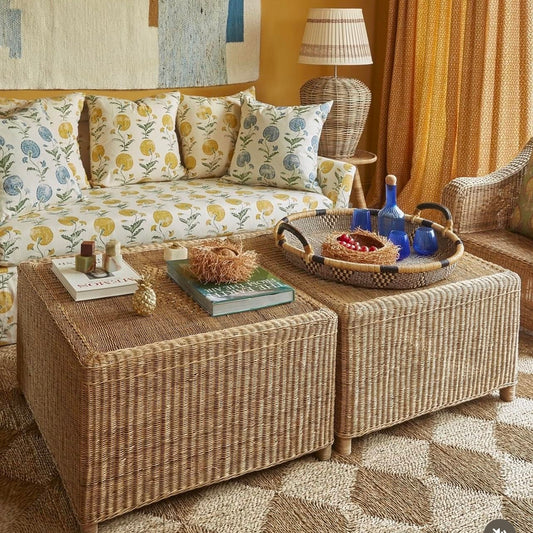 Malawi Cane Coffee Table