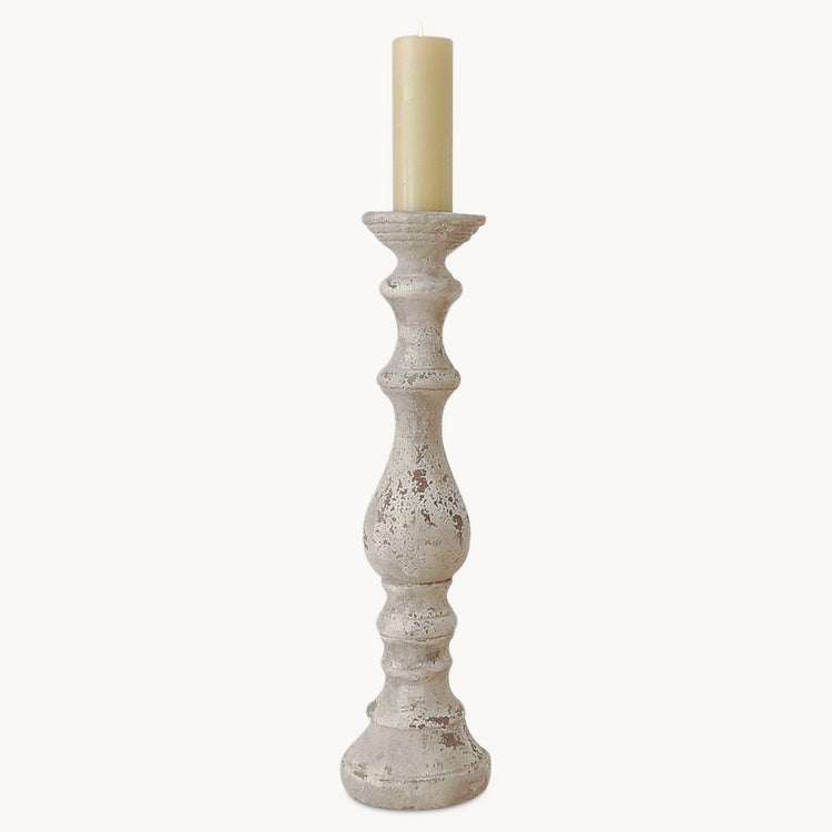 Birkdale Pillar Stone Candle Holder