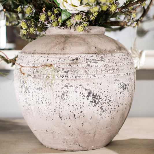 Birkdale Stone Rounded Pot