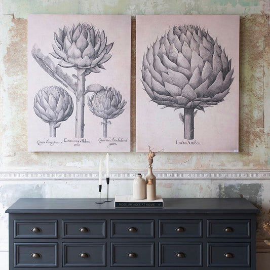 Ormington Set of 2 Artichoke Wall Canvas