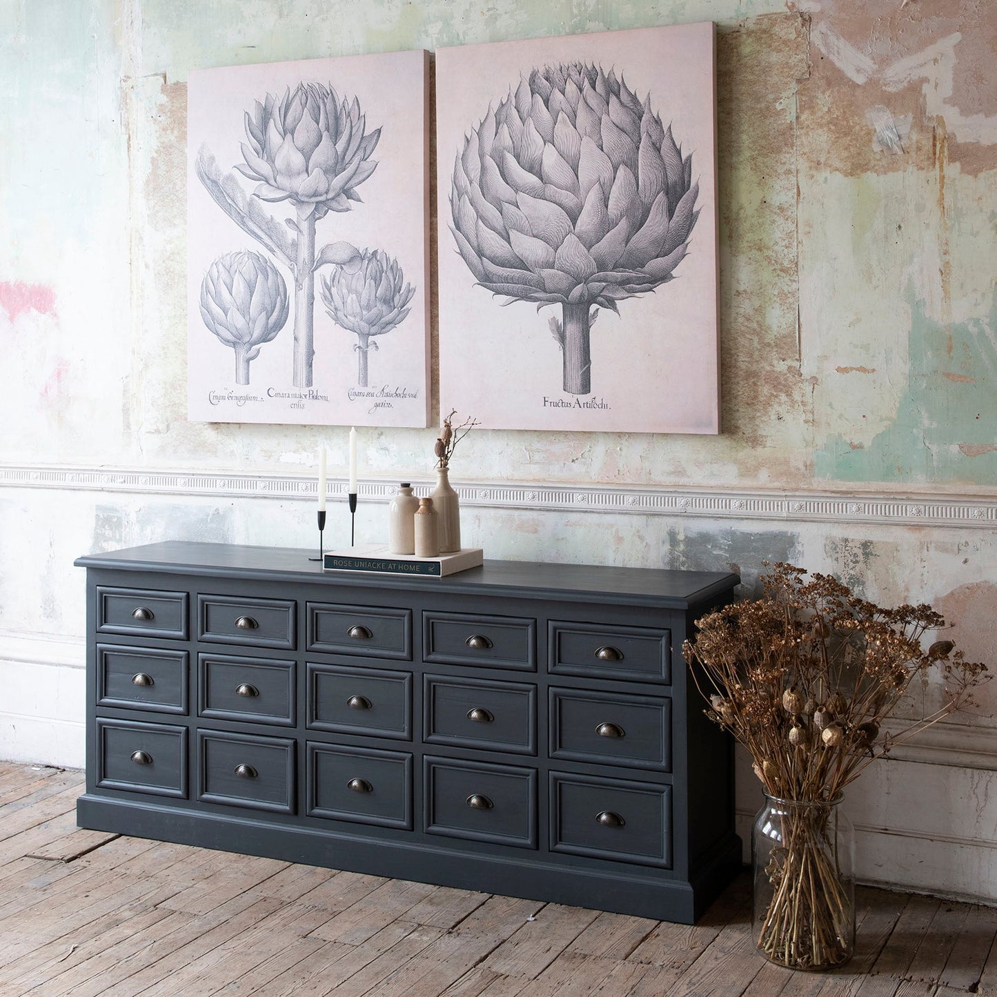 Ormington Set of 2 Artichoke Wall Canvas