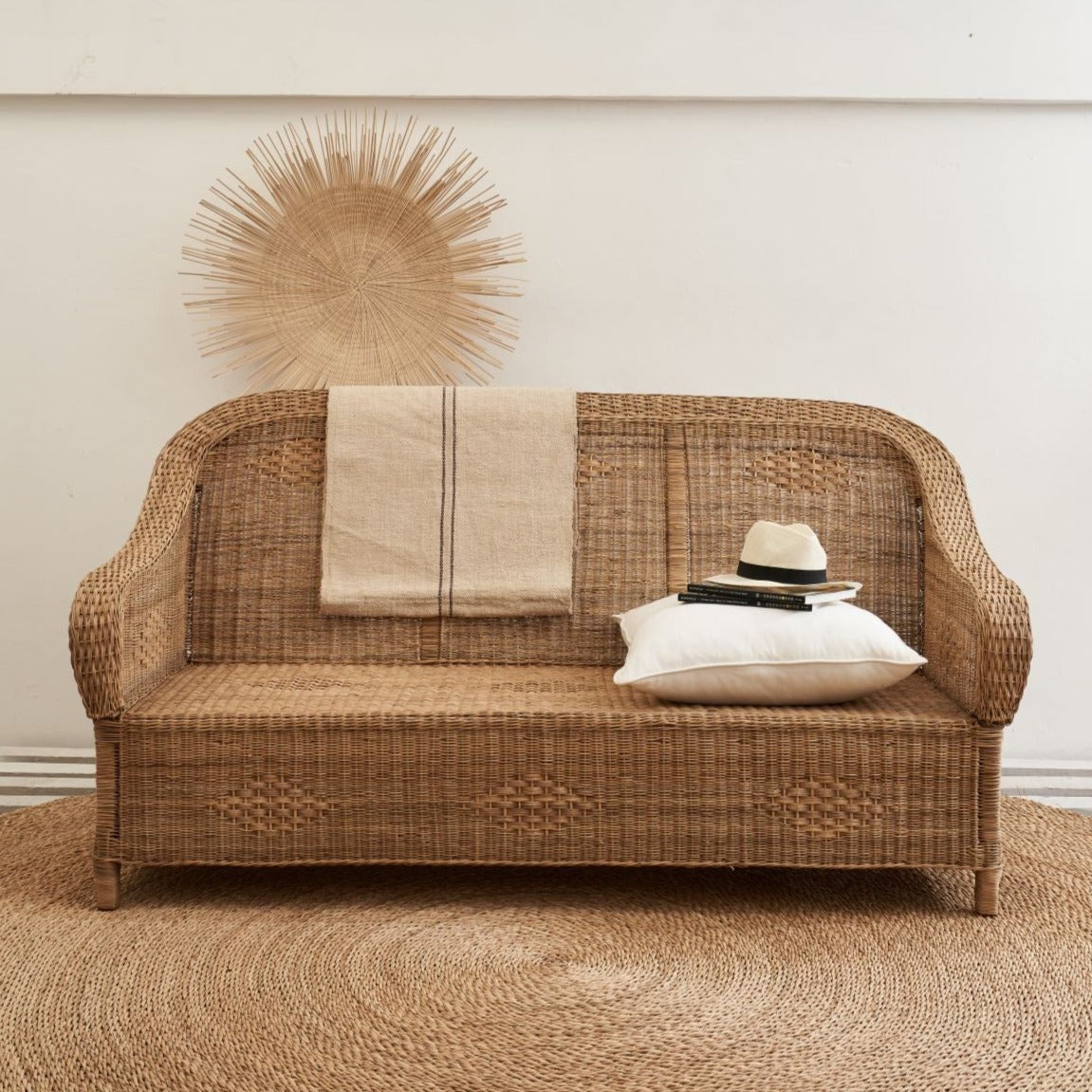 Malawi Classic Closed Weave Triple Seater