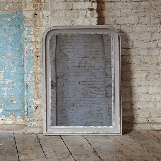 Wilton Carlyle Beaded Grey Mirror